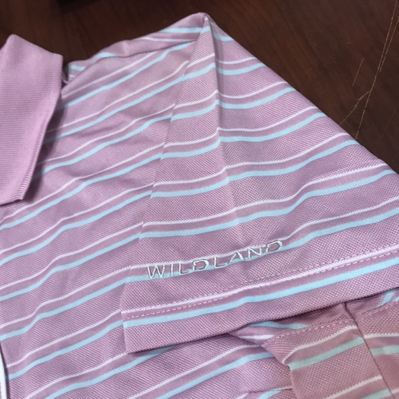 Wildland Women’s Polo Shirt Medium Purple Nice - Picture 5 of 5